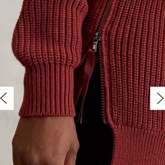 Varley Matteson Pullover red sweater size S - Picture 3 of 7